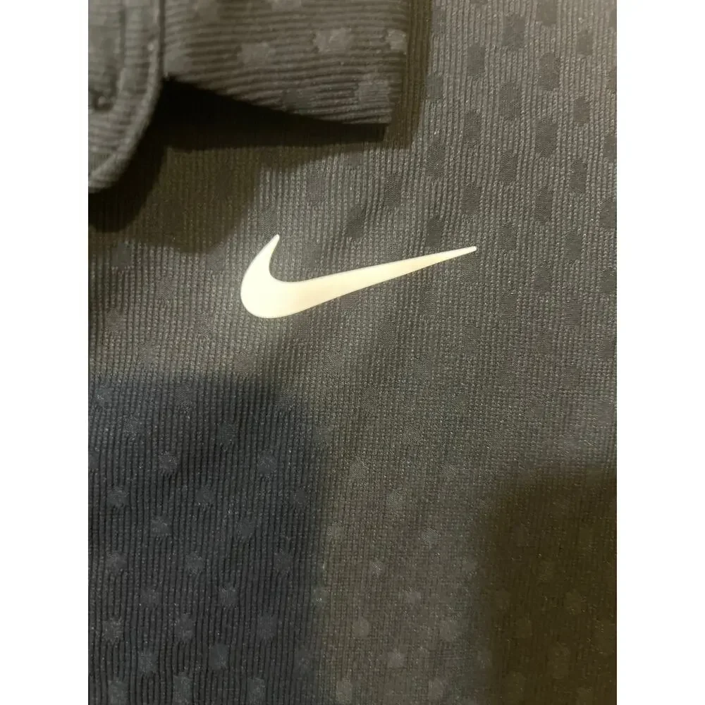 Nike Dri-FIT Women's Large Black‎ Golf Polo Shirt Celtic Logo